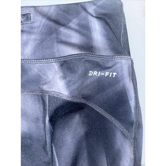 Nike Dri-FIT Womens Running Leggings S Black & Grey - Picture 7 of 11